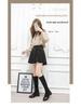 2025 Autumn/Winter Over-the-Knee Slimming Chunky Heel Mid-Calf Boots for Petite Women