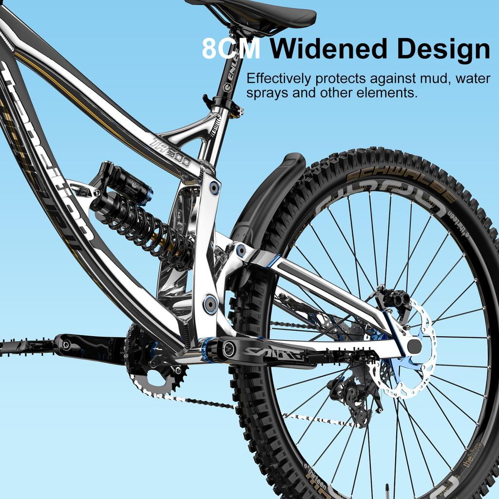 2 шт., комплект брызговиков для горного велосипеда, передние и задние крылья, крылья для горного велосипеда, аксессуары для горного велосипеда