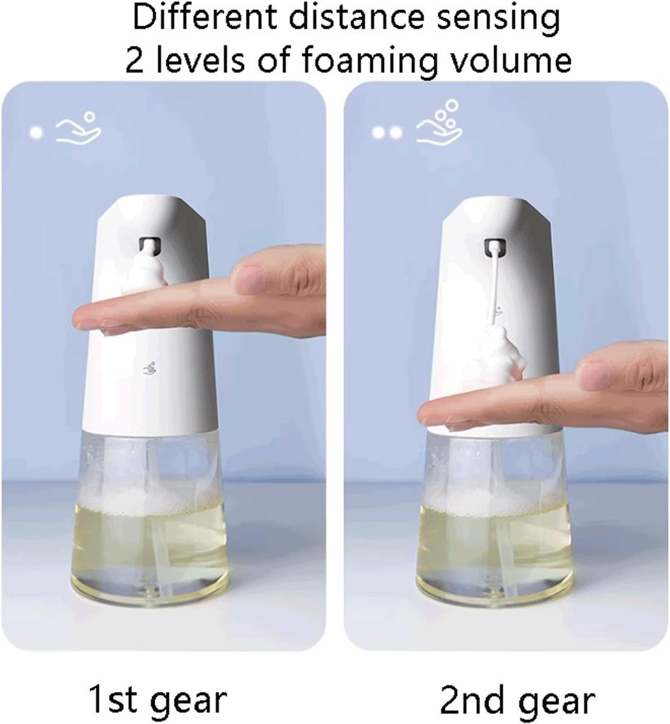 380 мл Белая Вертикальная Инфракрасная Ручная Посудомоечная Машина АБС-пластик Бесконтактный Электрический Автоматический Сенсор Пена Чистый Дозатор Мыла