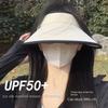 Солнцезащитная шляпа с защитой от ультрафиолета, устойчивая к ультрафиолетовому излучению, пустая шляпа-цилиндр, портативная солнцезащитная шляпа для лета