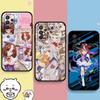 Чехол для телефона Аниме U-Umamusume Pretty Derby для Samsung Galaxy S25 S24 S23 S22 S21 FE Plus Ultra A13 A20 A32 A70 Черный