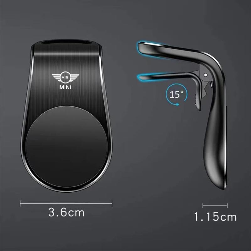 Magnetic Phone Holder Car Air Vent GPS Fixed Clip For Mini Cooper JCW Works F54 F55 F56 F57 F60 R50 R52 R53 R55 R56 R57 R58 R59 svkjb33