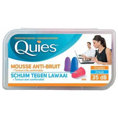 Quies для защиты органов слуха из поролона диско 3 пары