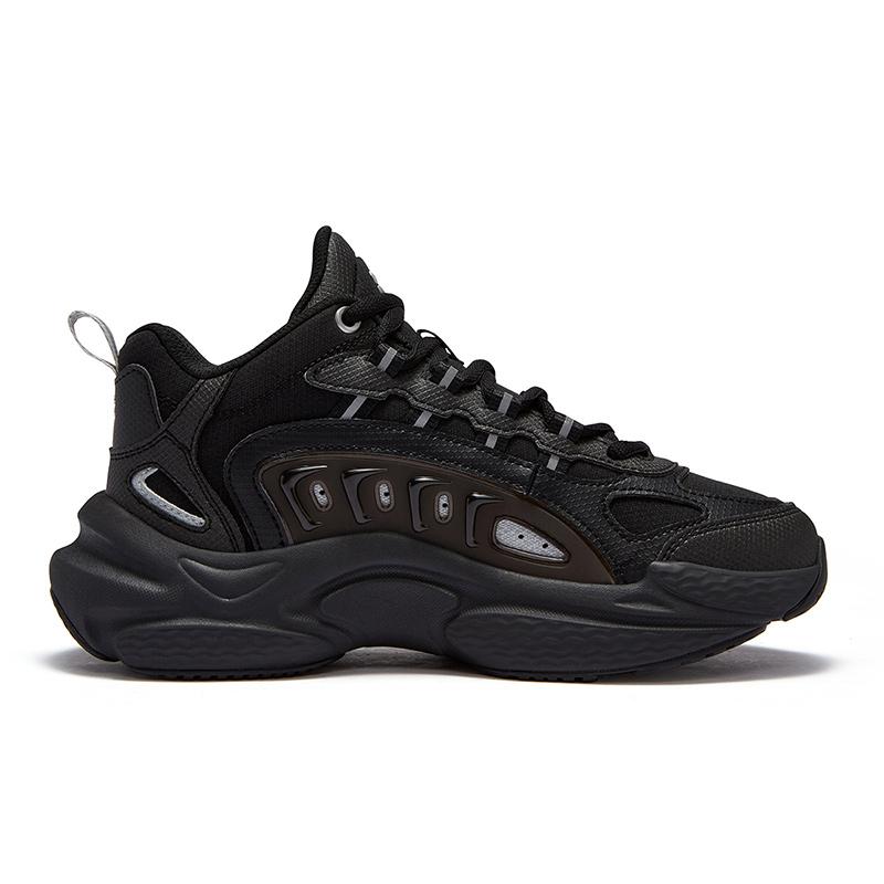 Fila Fusion Sky Trail Fishbone Универсальные Прочные Повседневные Кроссовки Средней Высоты Женские Черный T12W511527FBK