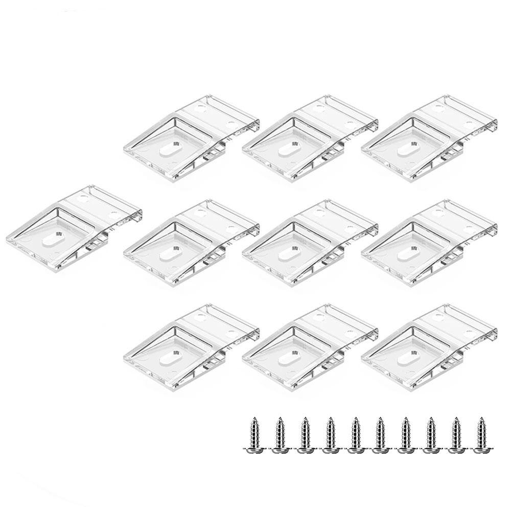 Зажим для светодиодной ленты 10 мм PCB Зажим для светодиодной ленты WS2812B WS2811 5050 Зажим для фиксации светодиодной ленты