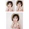 Fashion Lace Baby Hat Summer Lace Up Straw Hats For Kids Girls Panama Fisherman Beach Sunshade Cap