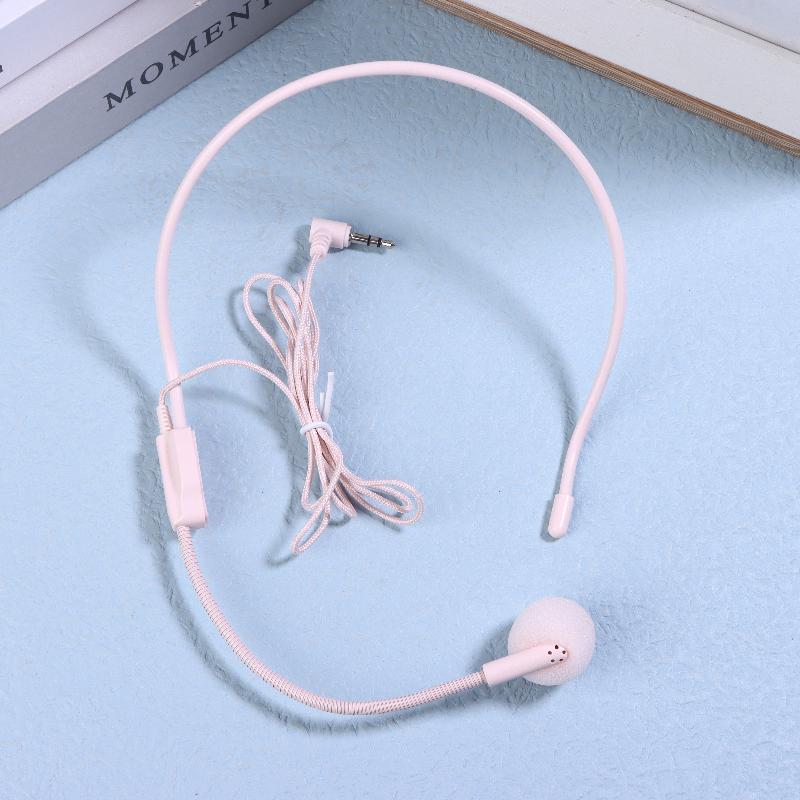 1 шт. Проводной штекер 3,5 мм Головная гарнитура-микрофон для лекций и выступлений, портативная головная гарнитура-микрофон для обучения и совещаний