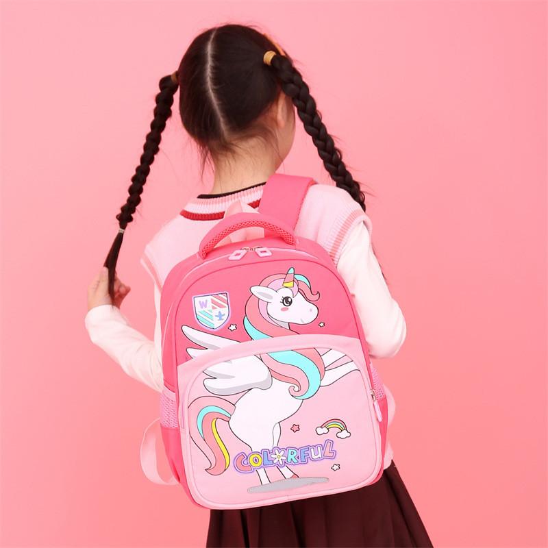 Adorable Cartoon Toddler Backpack For Boys And Girls Made Of Oxford Cloth