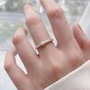 Korean Version of Simple Striped Ring Women's Retro Fashion Personality Open Ring Temperament Ins Index Finger Ring Tide