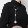 Chinese Style Cheongsam Pressure Placket Pendant Women's Retro New Chinese Style Long Hollow Pendant Hanfu Placket Fringed Accessories