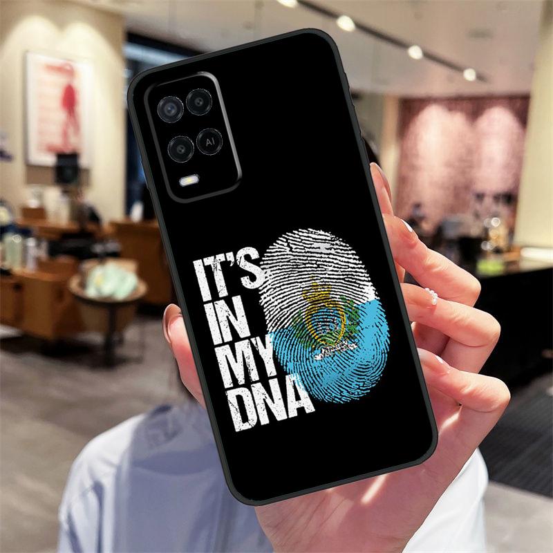 San Marino Flag Case For Oppo A40 A60 A80 A18 A38 A58 A78 A98 A16 A76 A96 A15 A17 A77 A74 A94 A54 A57S Cover