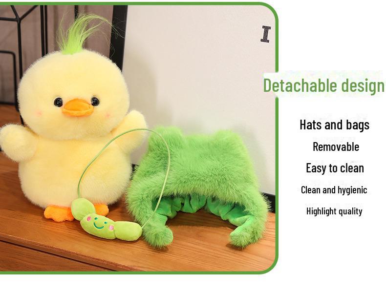 Мягкая игрушка «Весенняя прогулка утка» — милая трансформированная кукла-утка для подарка на день рождения ребенка