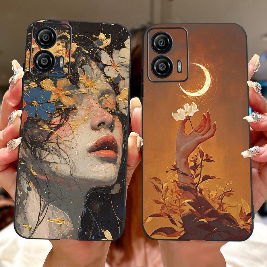 Fashion Painting Case For Motorola Moto G53 G73 Soft Silicone TPU Phone Cases For MOTO G53 G73 5G Back Covers Bumpers