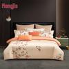 Mengjie 'Wishes Come True' 50S Cotton 4-Piece Bedding Set