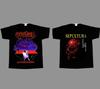 SEPULTURA BENEATH THE REMAINS SCHIZOPHRENIA Новая футболка с коротким рукавом Унисекс Футболка