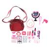 34 шт. Детский набор для макияжа, помада, тени для век, лак для ногтей, набор для ролевых игр с сумкой для переноски
