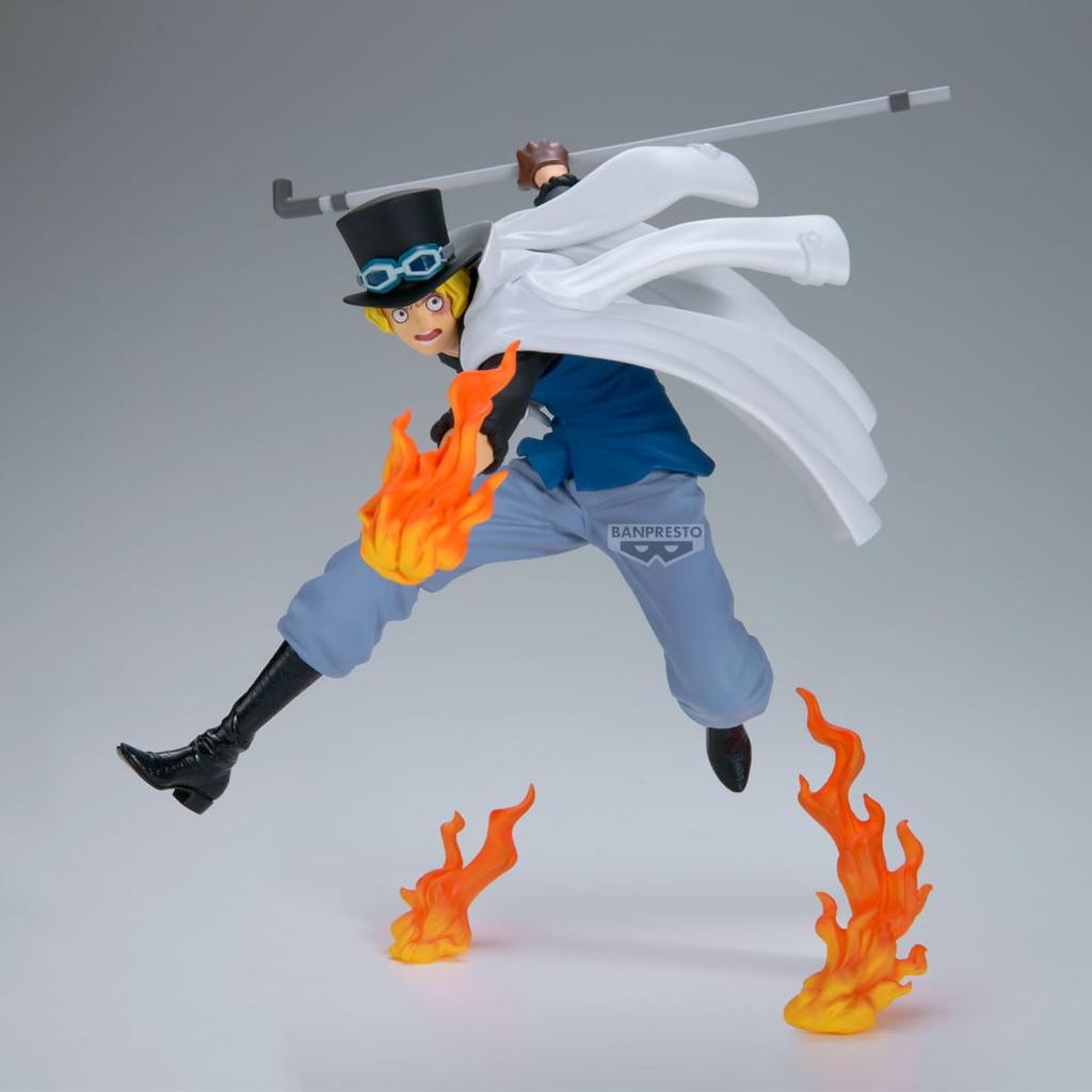 Banpresto Sabo One Piece Action Figure BATTLE RECORD COLLECTION SABO 12cm BP29651P Multicolor Collectible Figure Perfect for Anime Fans