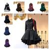 Medieval Renaissance Vintage Butterfly Long Sleeve Cosplay Dress