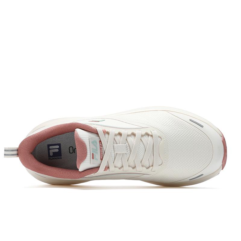 Fila Женские кроссовки Nuvole 2+ Low-Top для бега, цвет морская соль/розовый A12W441108FSS