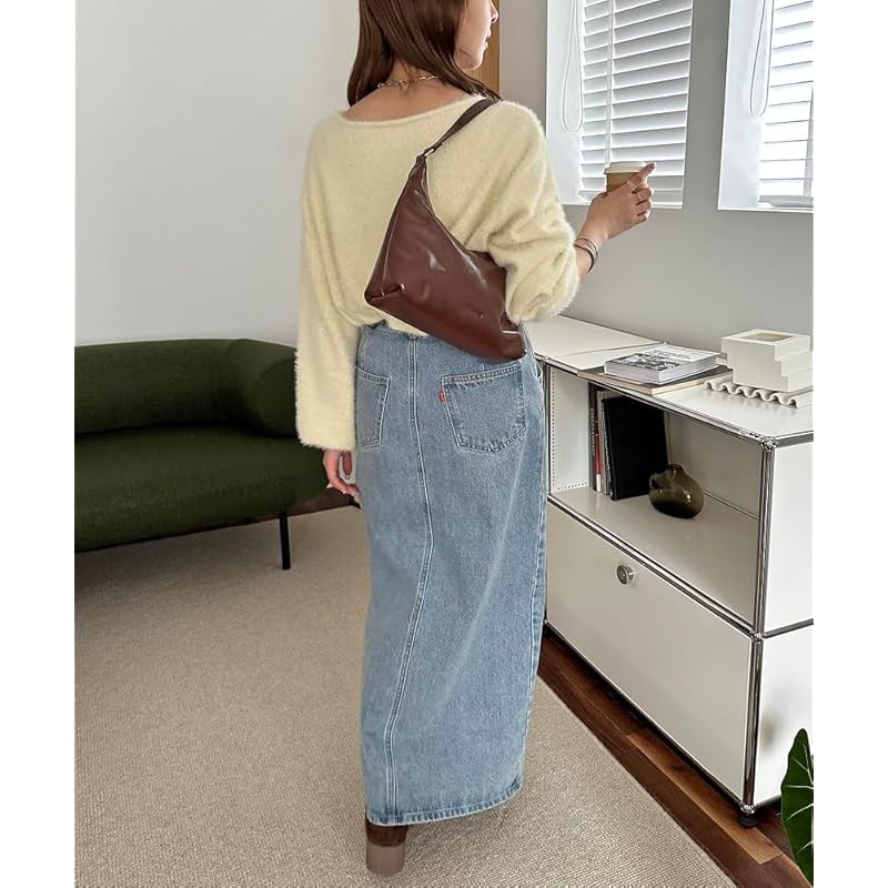 [Discoat] [Discourt] padded hobo bag DCZ10A2112A0007 Free brown