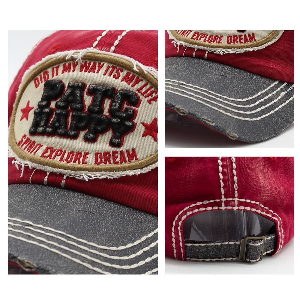 Vintage Trucker Hat for Men Women Denim Cowboy Baseball Cap Adjustable Dad Hat Casual Sports Cap Cotton Washed Distressed Dad Hat Unisex Hiking Cap