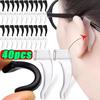 Wholesale Silicone Anti-slip Ear Hooks Glasses Leg Ear Sleeve Bracket Fastener Clear Grips Eyewear Holder Eyeglasses Accessories
