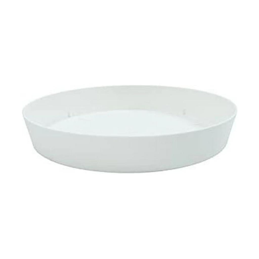 plato de inyeccion para maceta color blanco ø24cm