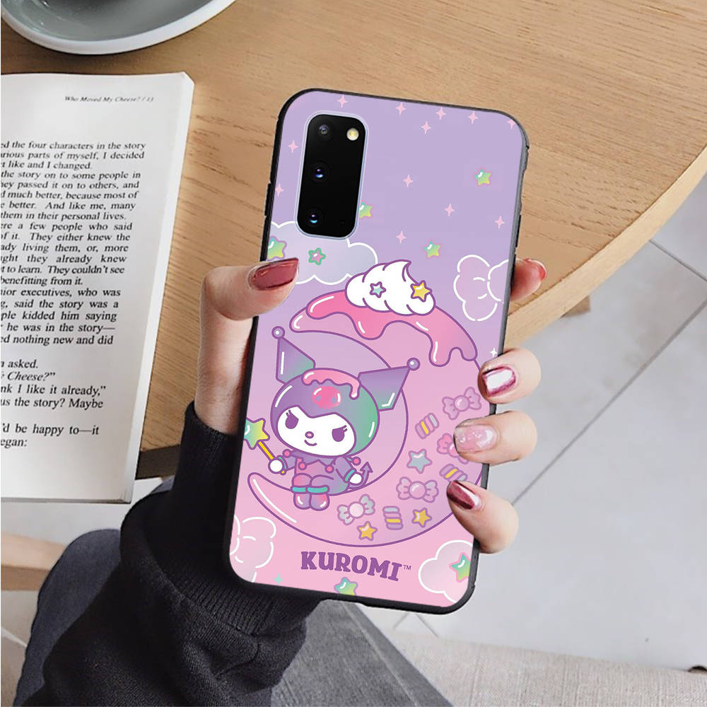 AH36 Kuromi черный чехол для Xiaomi Poco X6 M5 M6 F5 F6 F1 C65 C55 C50 C51 C40 Redmi Note 7 8 14C A3X 13C 12C 11 10A 9C Pro Sofe Cover