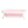 Collapsible Baby Bathtub Slip Proof Base Folding Infant Bathtub with Temperature Display for Home