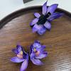 Sweet Orchid Flowers Hair Clip Elegant Sweet Barrettes Temperament Hair Accessories  Wedding