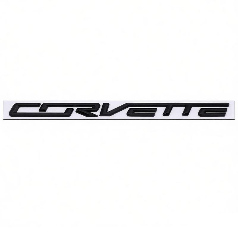 Для Chevrolet Corvette Логотип Задний Значок Металлическая Модифицированная Английская Буквенная Наклейка 3D Стикер 27.8x1.8см Автомобильный Задний Значок Украшение
