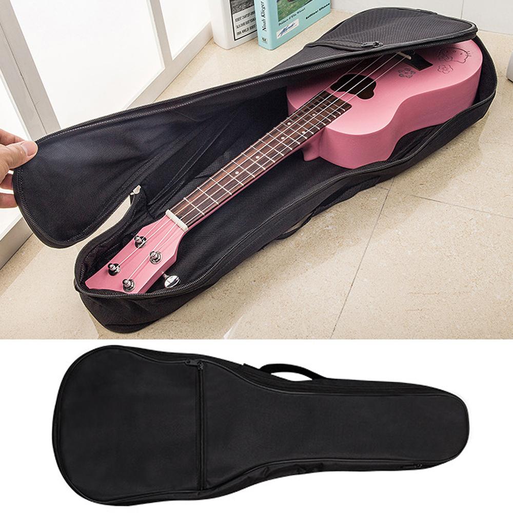 Pockets with Handle Shockproof Adjustable Strap Thickened Ukulele Bag Backpack Case Instrument Bags