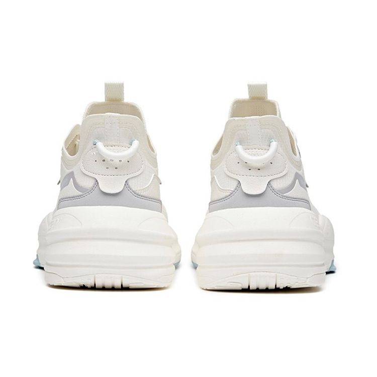 Anta Кроссовки для скейтбординга серии C37 Lifestyle, прочные и легкие, с низким верхом, мужские, белые, серые, 912128081-2