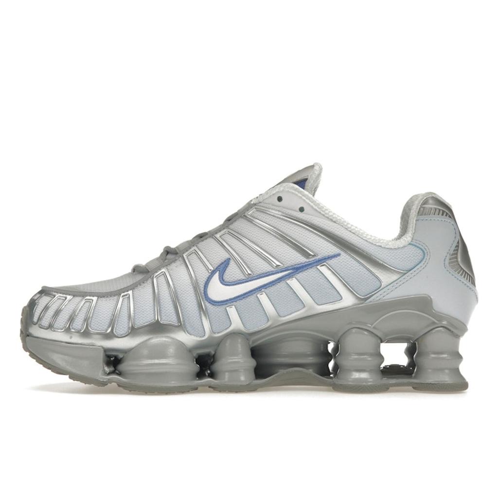 Nike Shox TL Metallic Platinum Blue Tint Женские кроссовки Polar White FQ2775-001