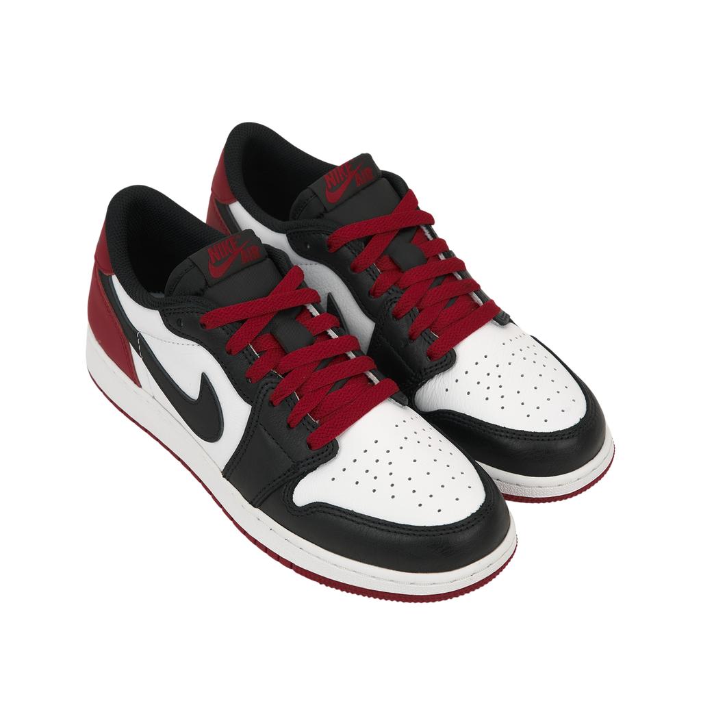 Детские кроссовки Air Jordan 1 Retro Low OG GS Black Toe White Varsity-Red CZ0858-106