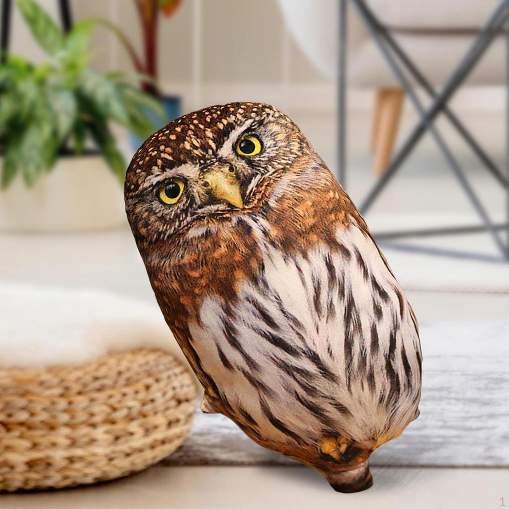 Мультяшная сова, плюшевая подушка, плед, декорация, мягкая игрушка для дивана, для вечеринок