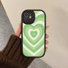Чехол для телефона Heart Circle, жесткий кожаный чехол для iPhone 13, 12, Mini, 11, 14, Pro Max, Xs, X, Xr, 7, 8, Plus, 6, 6s, Se, 2022, силиконовый чехол