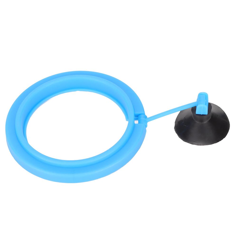 Fish Tank Ring Feeder Plastic Fish Tank Floating Food Circle with Strong Suction Cup for Feeding