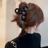 1 шт. Love Velvet Grab Clip Large Shark Headbridge Pin Back Head Plate Pin Hairbridge Детские аксессуары для волос Premium Sense