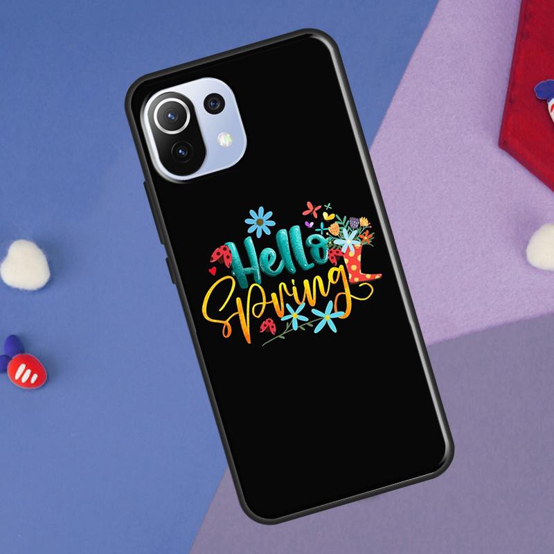 Hello Spring Flowers Cover For Xiaomi 14 Ultra 13 11T 12T 13T 14T Pro POCO X7 X6 Pro X3 X5 F3 F5 M6 F6 Pro Case