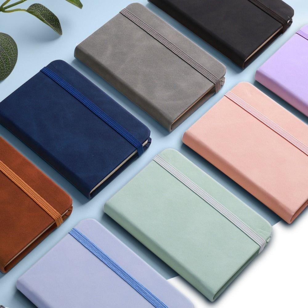 PU Cover A7 Notebook Portable Diary Book New Mini Notepad Office Supplies