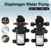 Electric Water Pump Black Micro High Pressure Diaphragm Water Sprayer Car Wash 12 V Adapter Agricultural DC12V 72W 120PSI 5L/MIN