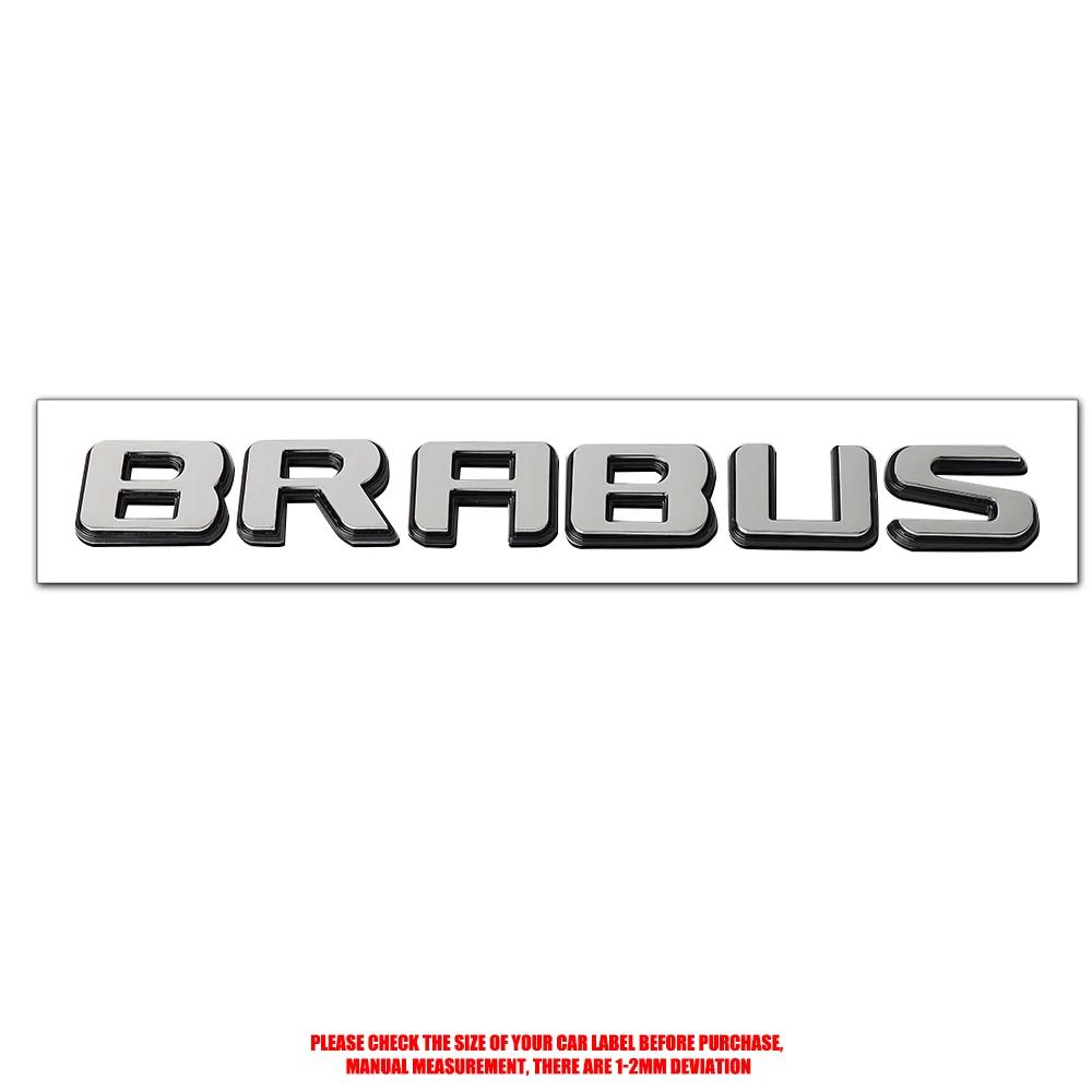 GLC GLB 1pc Rear Emblem For Brabus Sticker Letter Badge Trunk Sticker Rear Sticker For Brabus Mercedes Benz W463 W464 W205 W212