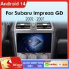 Android 14 For Subaru Impreza GD GG 2002 - 2007 Qualcomm Car Radio Multimedia Player Stereo Navigation GPS Wireless Carplay Auto