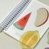 Creative Fruit Apple Slice Bookmark With Simulation Funny Design Sense For INS Fixed Book Photography Cartoon Cute Note Bookmark