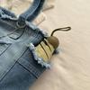 Korean Style Canvas Tote Bag Simple Underarm Packs Cute Denim Shoulder Bag  Outdoor