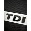 AGLNX1 1X Car Styling ABS Glossy Black Sticker TDI TSI Font Car Tail Decal For VW Touareg Car Accessories