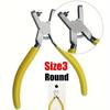 Universal 2.0mm Leather Hole Punch Plier - Effortless Belt Dog Collar Shoe Craft Project Repair Tool - Suitable For Thin Straps