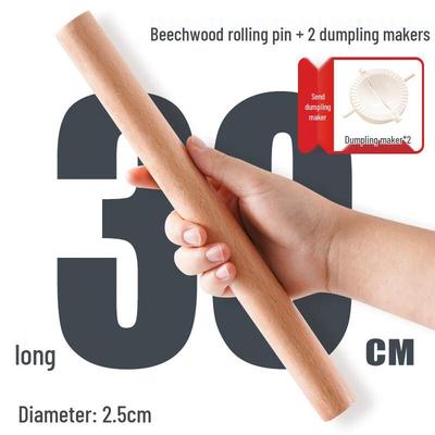 Чжаоран Скалка из массива дерева и набор для приготовления пельменей