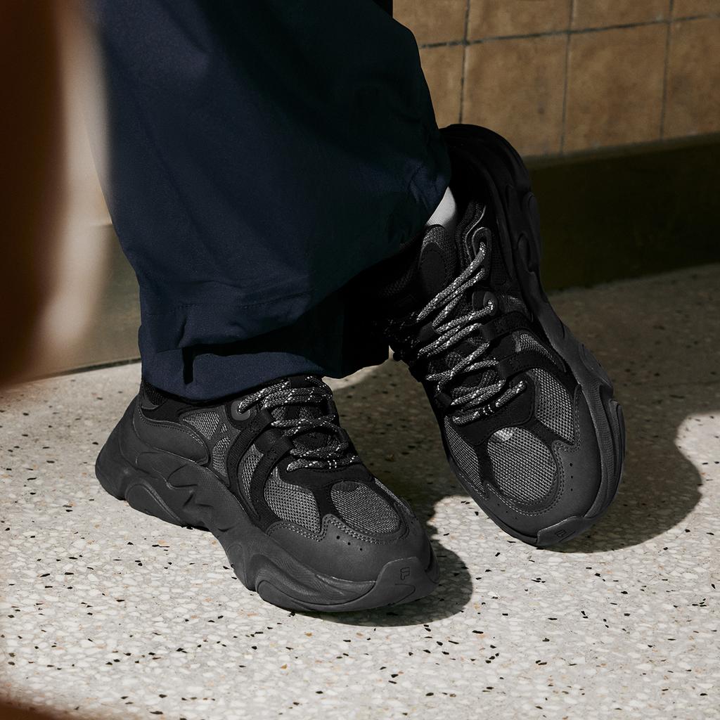 Fila Mars 3 Удобные Прочные Низкие Повседневные Кроссовки Женские кроссовки Черные F12W432103FDB